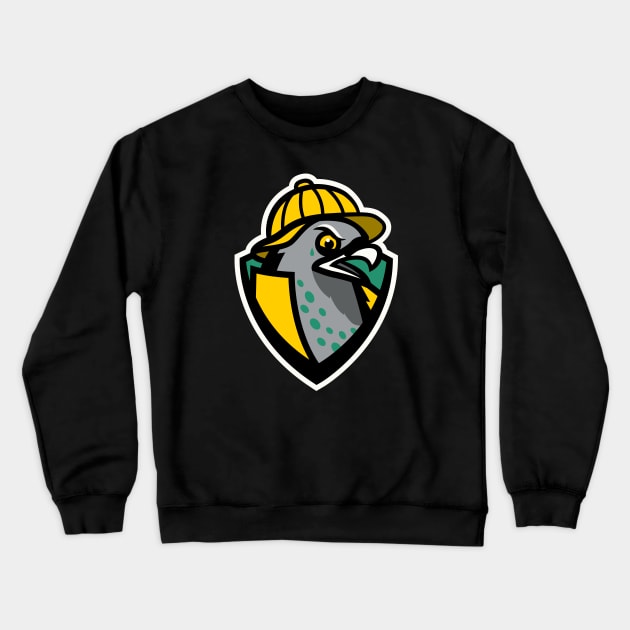 Rain City Bitch Pigeons - No Text Crewneck Sweatshirt by beware1984